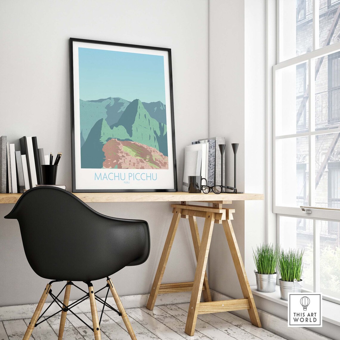 Machu Picchu Peru Travel Poster, Peruvian Wall Decor - Image 4