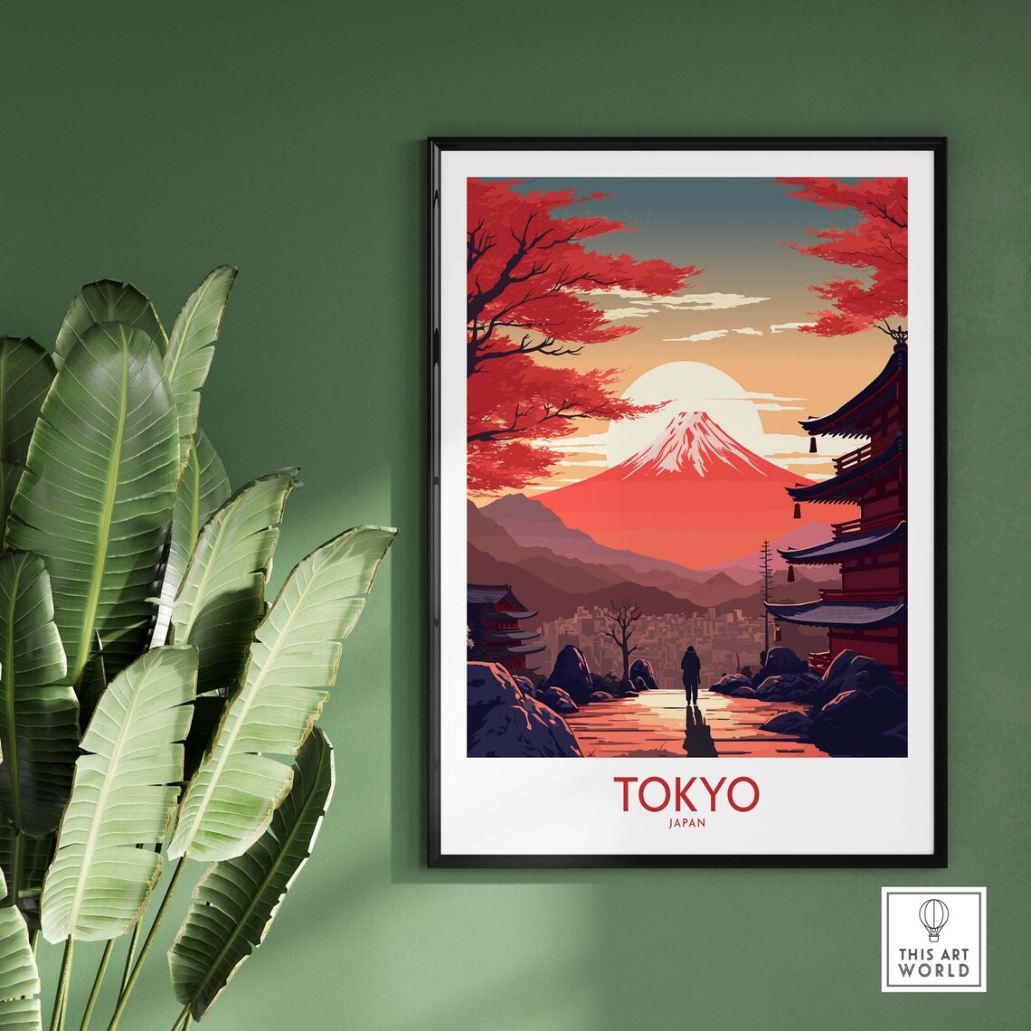 Tokyo Travel Print, Asia Wall Art Poster - Image 2