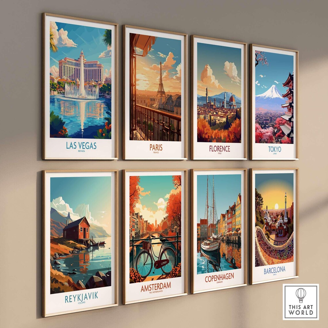 Las Vegas Travel Poster, Birthday or Anniversary Gift - Image 3