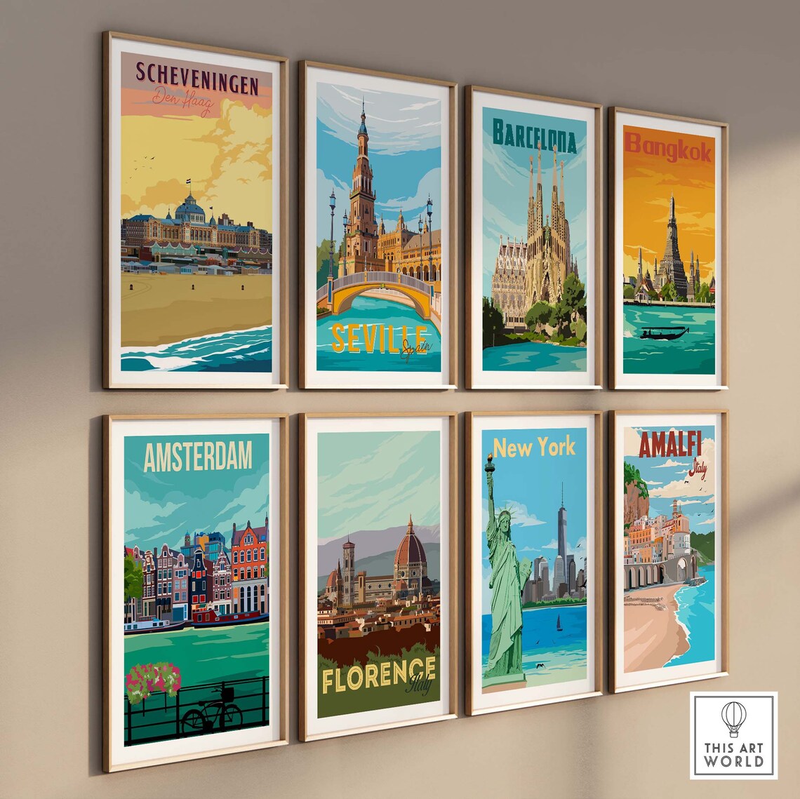 Scheveningen Poster, Den Haag Travel Poster - Image 3