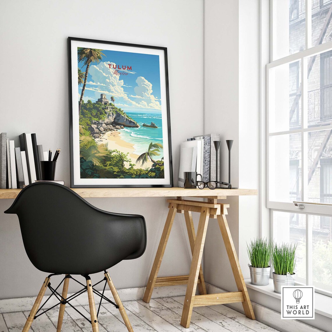 Tulum Travel Poster, Latin America Home Decor - Image 4