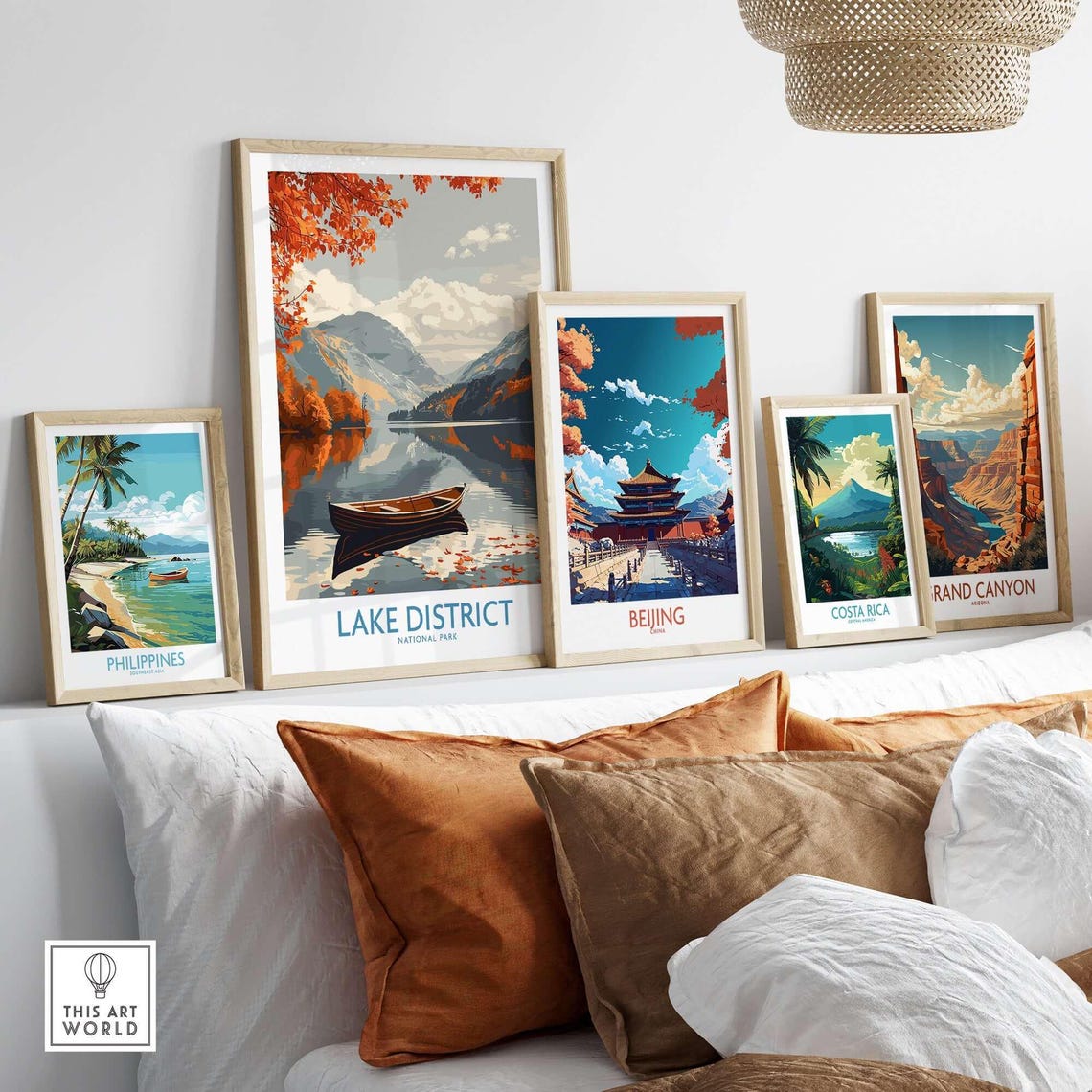 Lake District Travel Poster, Cumbria England - Image 3