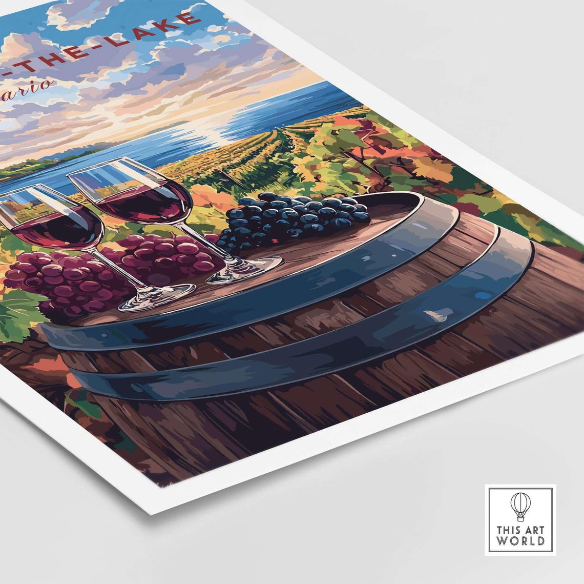 Niagara On The Lake Travel Poster, Vineyards - Image 5