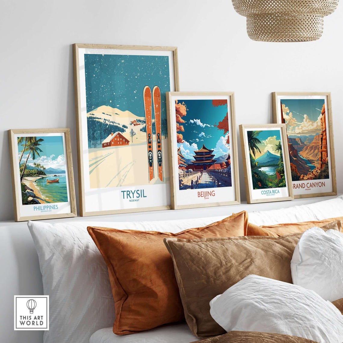 Trysil Ski Resort, Norway Winter Sports Poster - Image 3