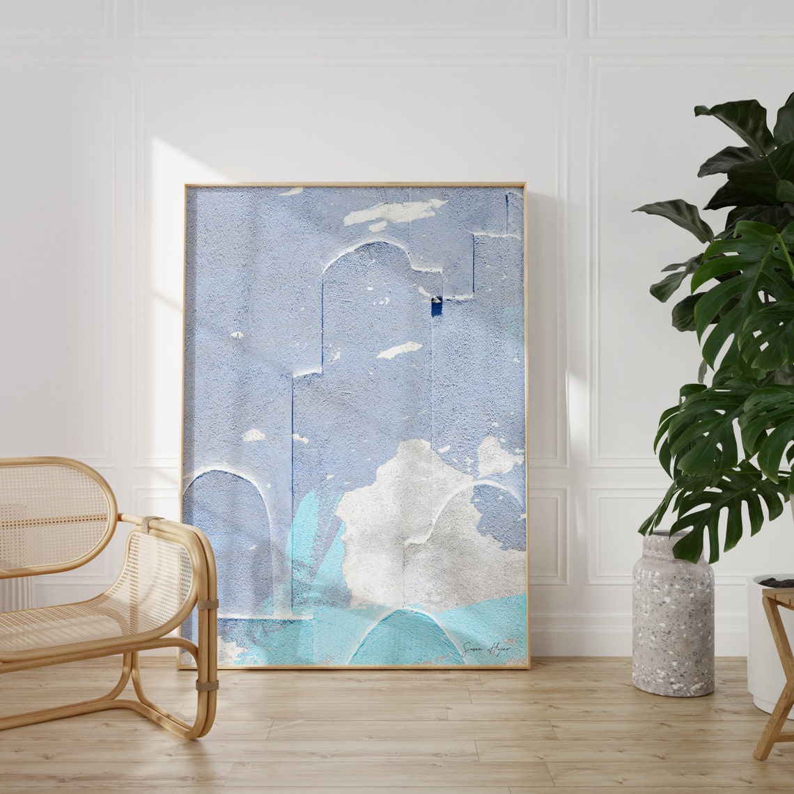 Abstract Pastel Modern Wall Art Print