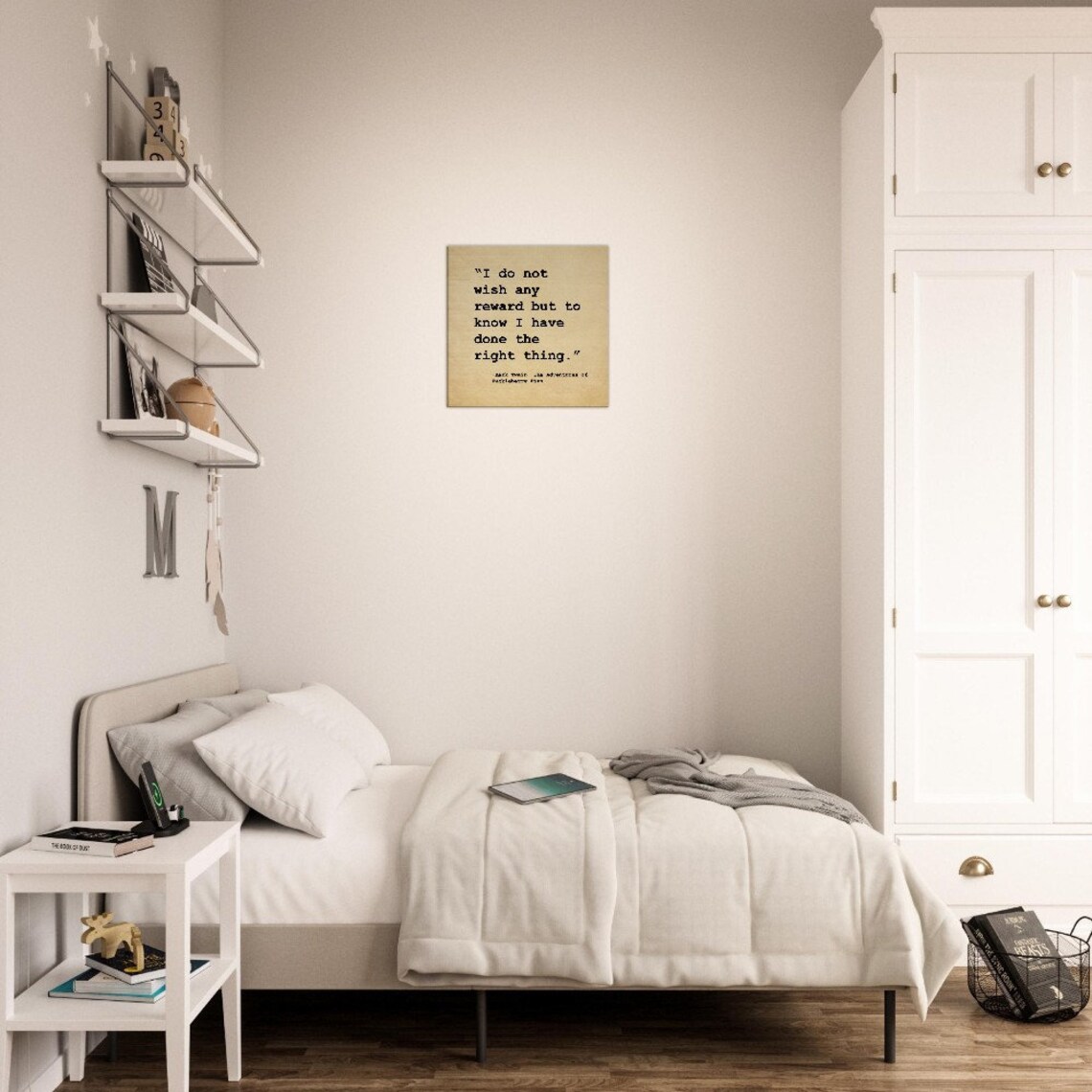 Mark Twain Huckleberry Finn Inspirational Quote Art Print - Image 3