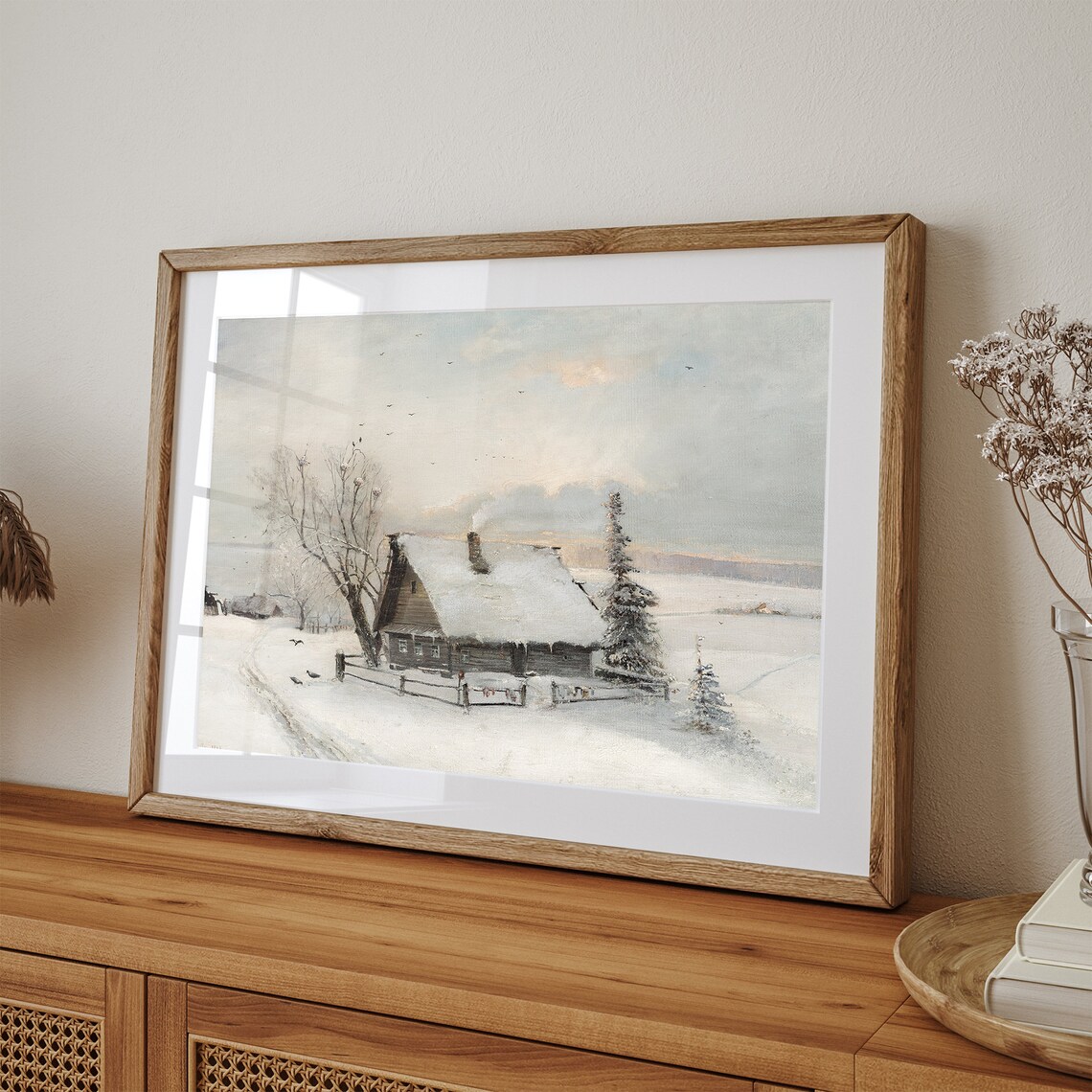 Vintage Christmas Prints, Holiday Wall Art Print - Image 3