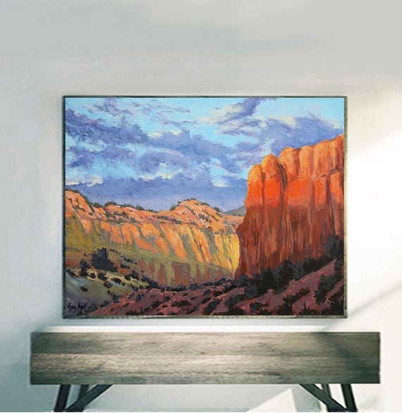 New Mexico Desert Prints On Fine Art Paper Gallery Wrap And Gallery Wrap In Float Frame Ghost Ranch Abiquiu New Mexico