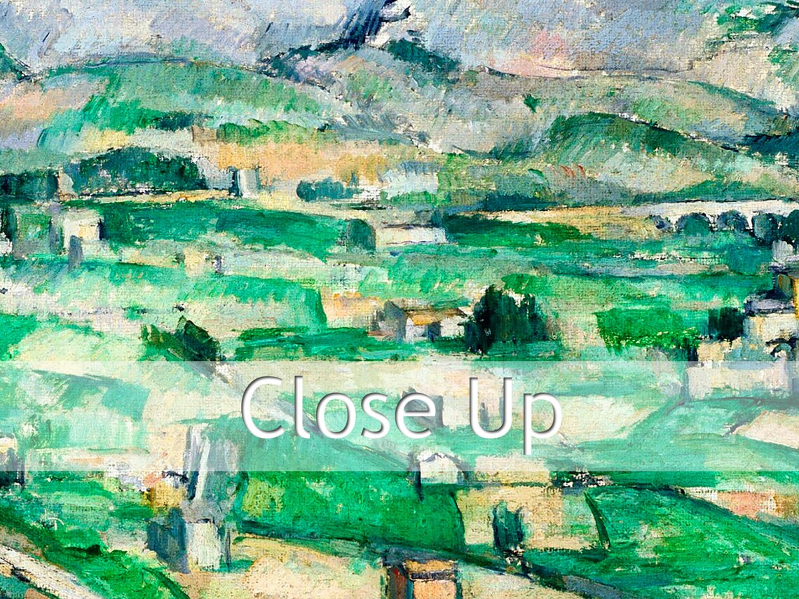 Paul Cezanne Mont Sainte Victoire 1887 Fine Art Glice Sku 0236 - Image 2