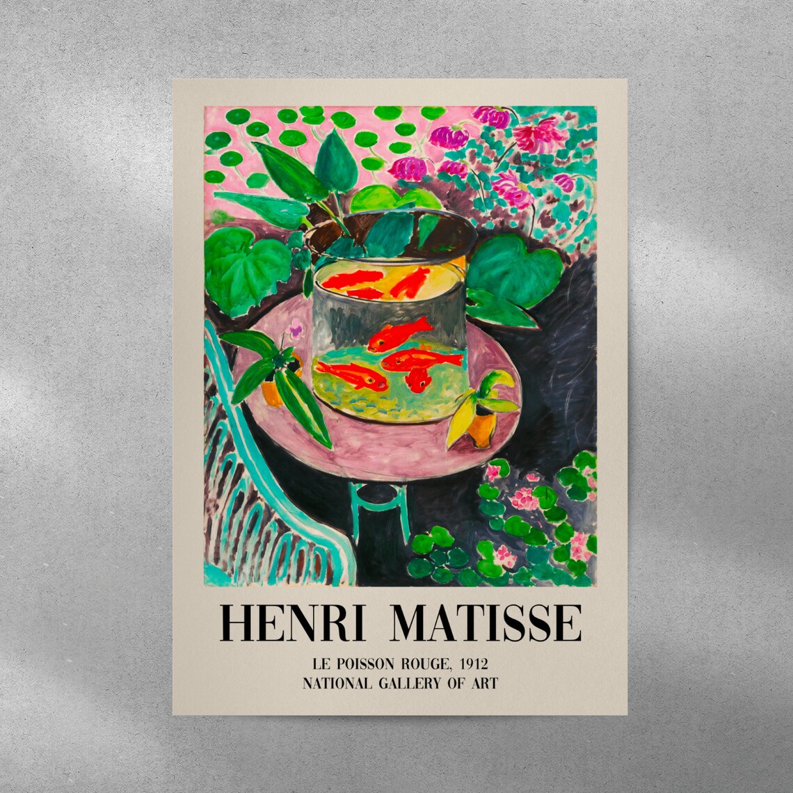 Henri Matisse The Goldfish 1912 Red Fish Bowl Fauvist Art Poster - Image 5
