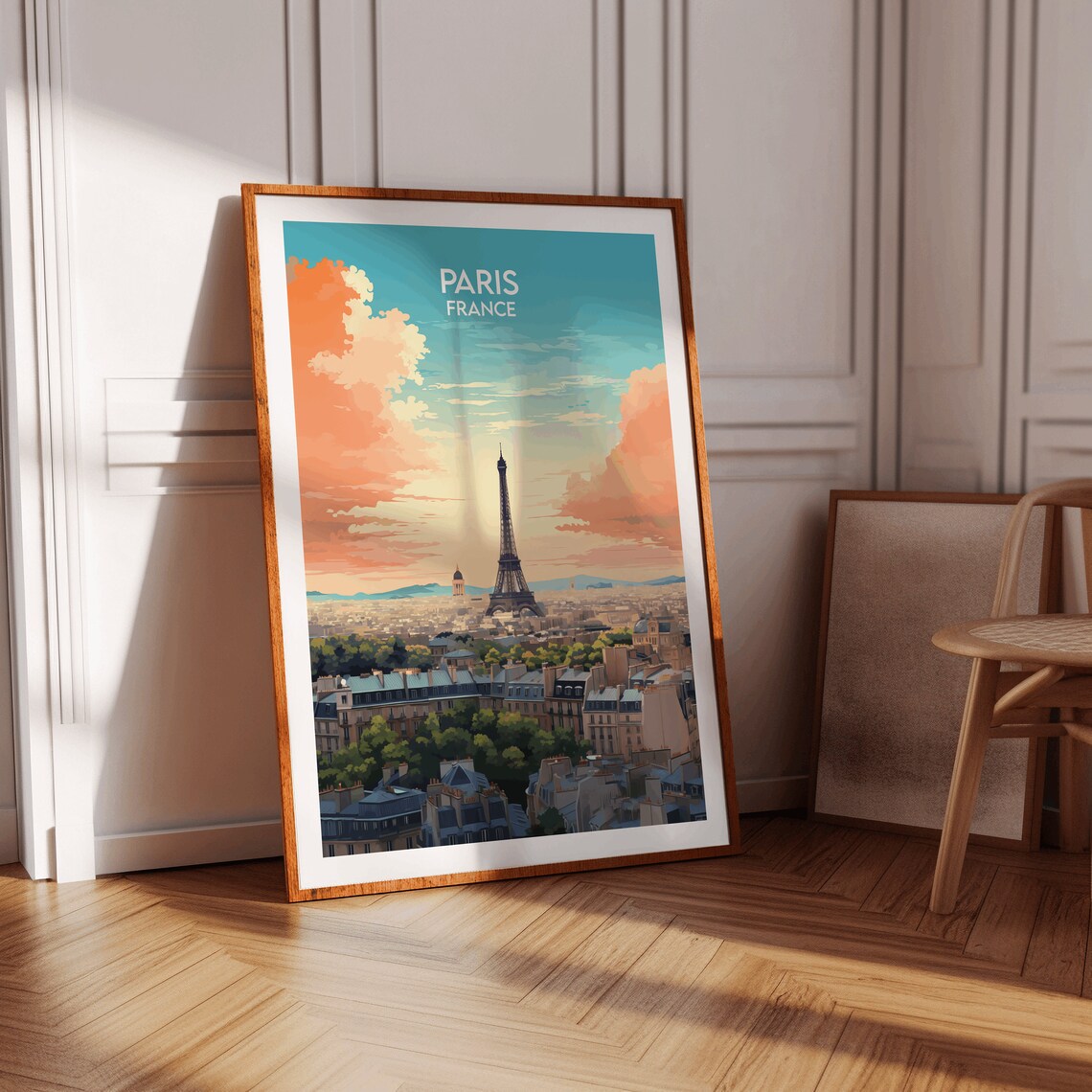 Paris Travel Poster, France Custom Personalised - Image 3