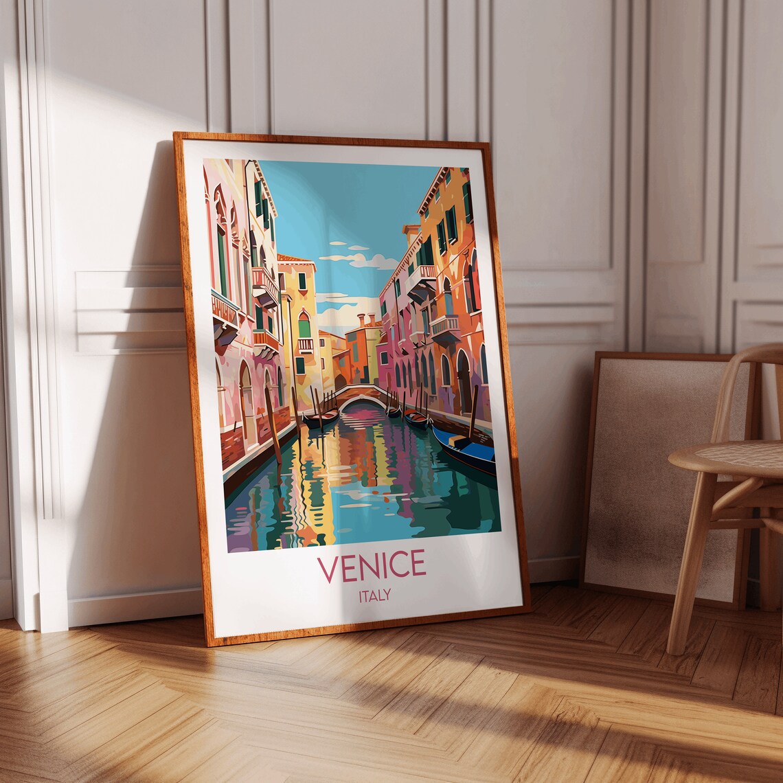 Venice Custom Personalised Gift Travel Poster - Image 4