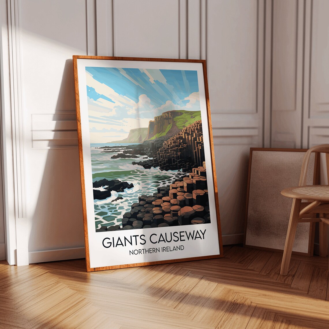 Giants Causeway Custom Gift Travel Poster - Image 2