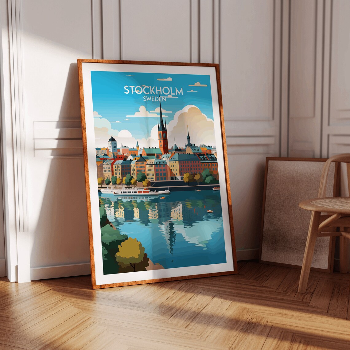 Stockholm Travel Print, Sweden Custom Personalised - Image 3
