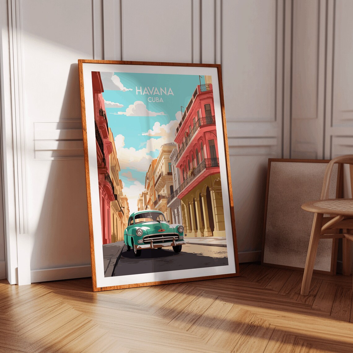Havana Travel Poster, Cuba Custom Personalised Gift - Image 3