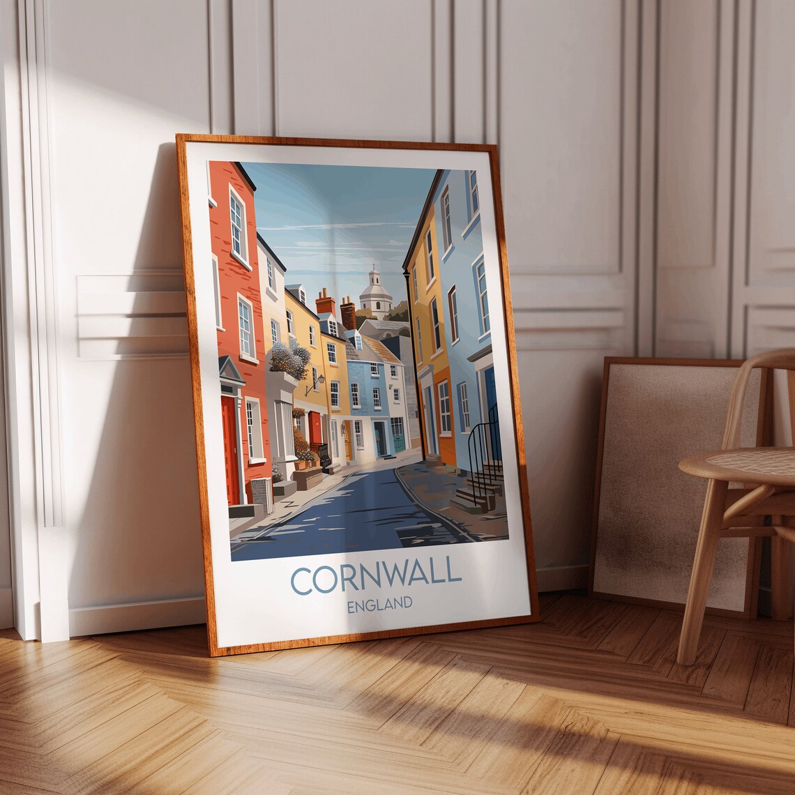 Cornwall Travel Poster, England UK Custom Personalised - Image 2