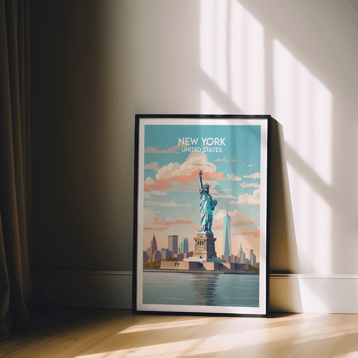 New York Travel Poster, Statue Of Liberty Print - Image 2