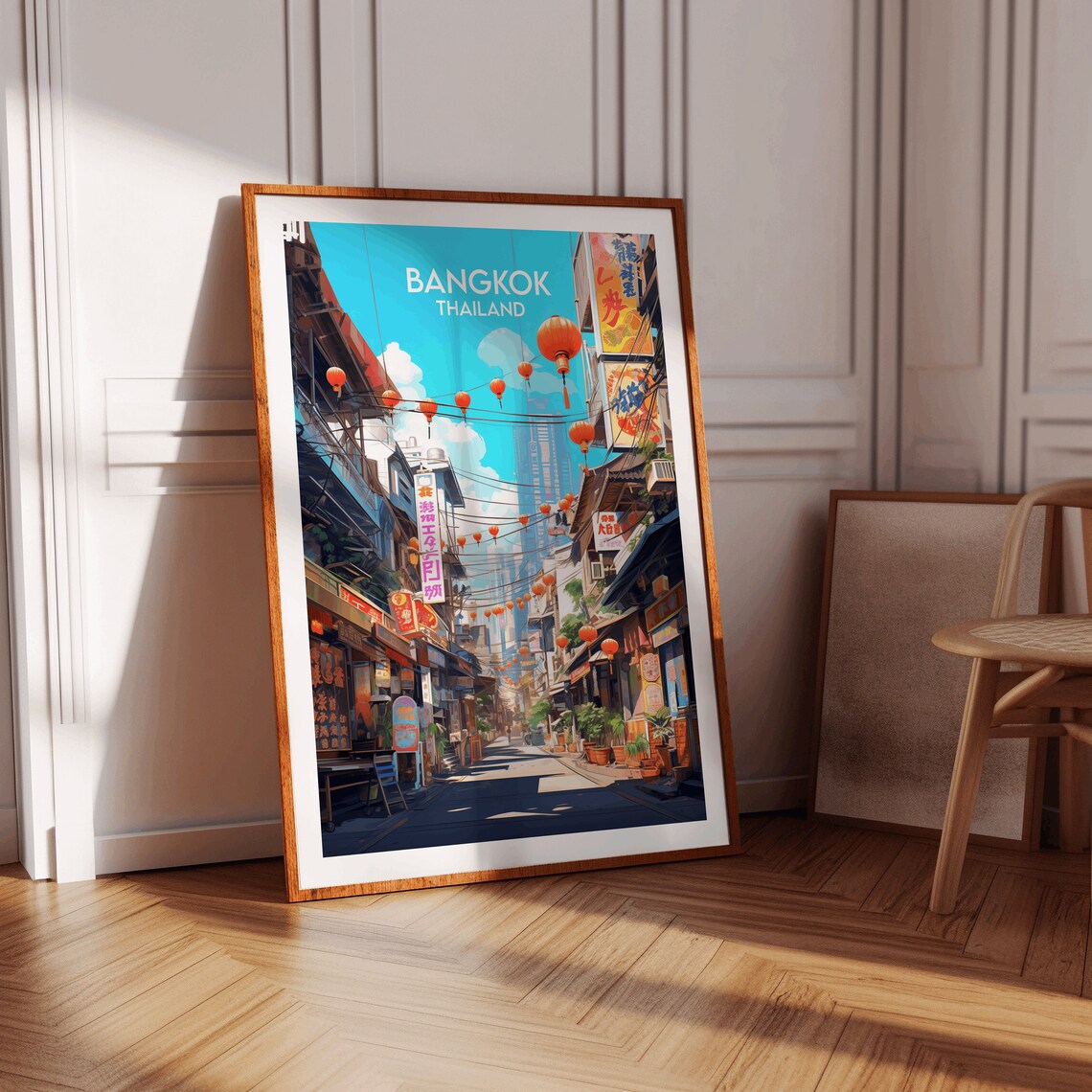 Bangkok Travel Print Thailand Travel Poster - Image 2