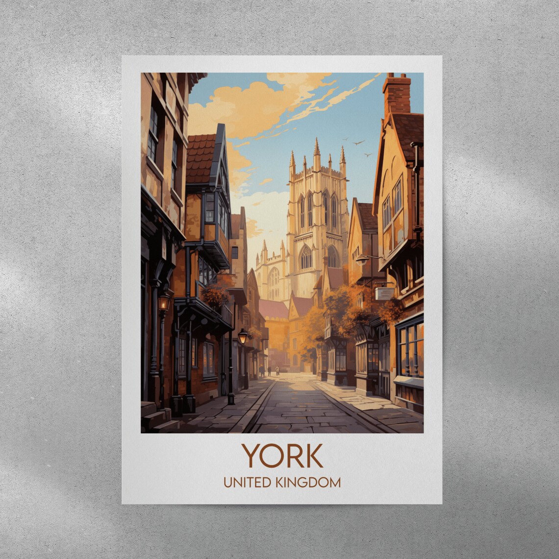 York Travel Poster, United Kingdom Custom Print - Image 4