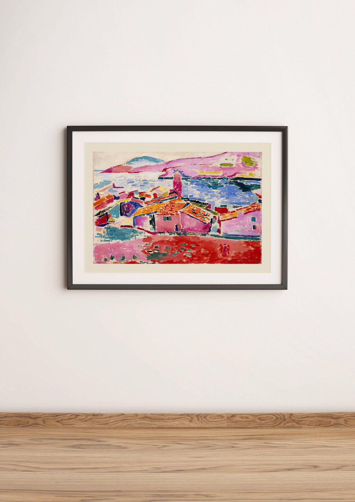 Henri Matisse View of Collioure Fauvist Village Scene Art Poster - Image 3
