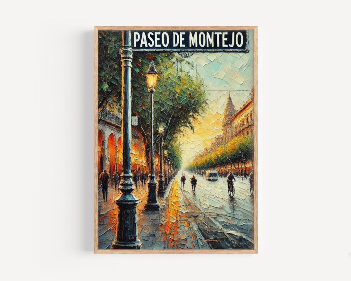 Paseo De Montejo Mexico Travel Poster