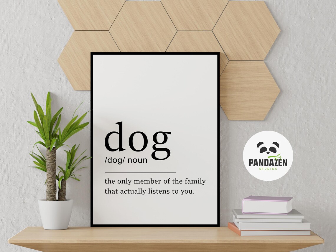 Dog Dictionary Print, Dog Definition Wall Art - Image 8