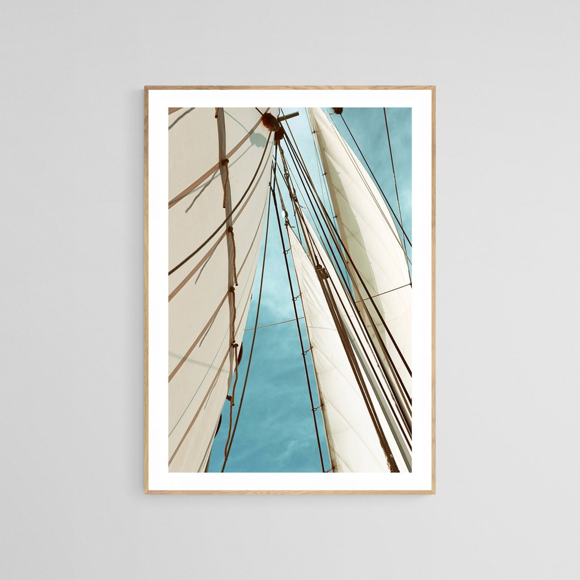 Sail Boat, Nautical Coastal Art Print
