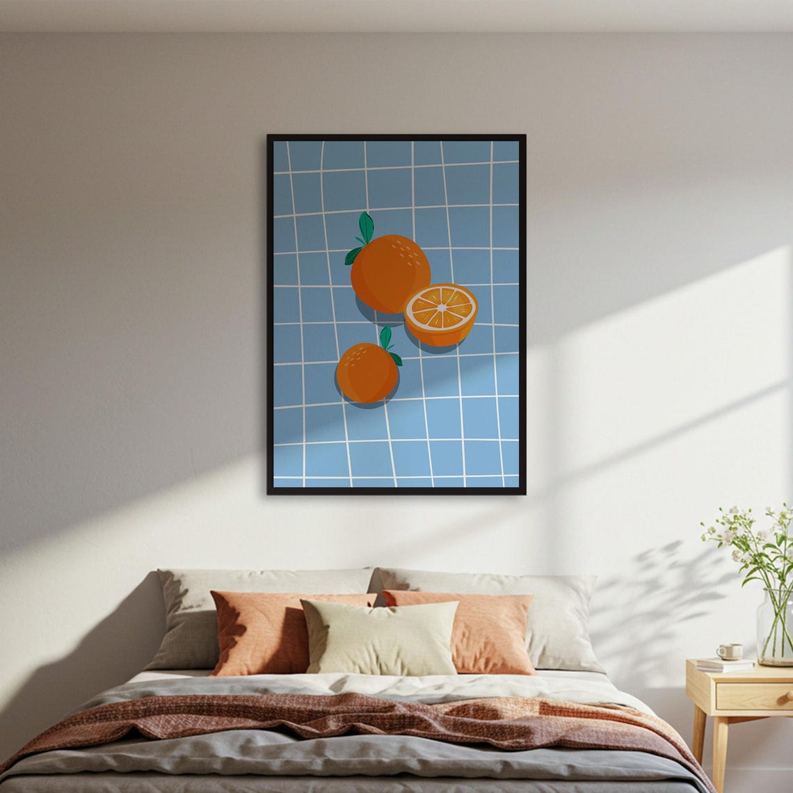 Orange Fruit, Kitchen Wall Decor Poster