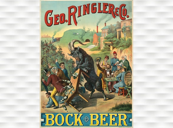 Ringler Bock Beer Poster