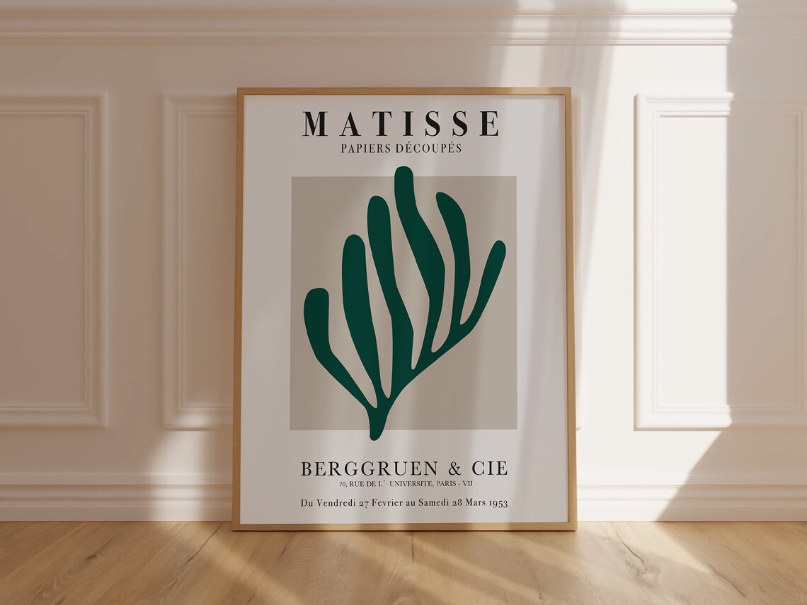 Matisse Print Matisse Poster Wall Art Print Matisse Wall Art Printable Wall Art Art