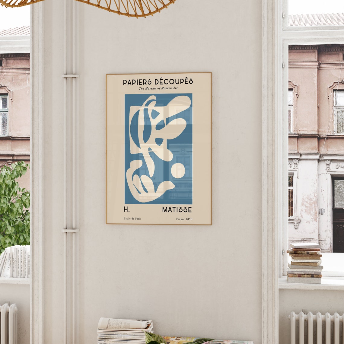 Henri Matisse Papiers Decoupes Blue Abstract Modern Art Poster - Image 6