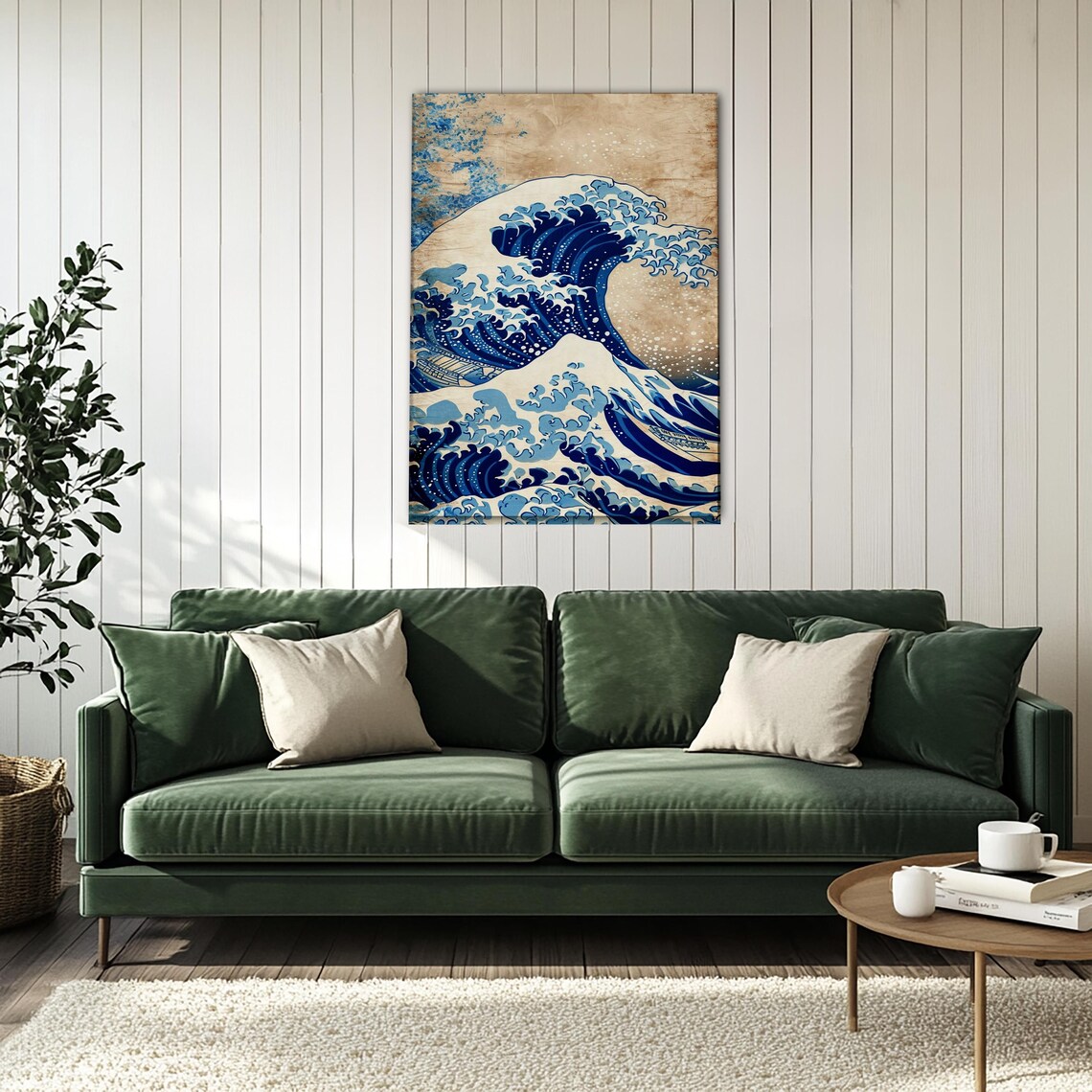 The Great Wave off Kanagawa Hokusai Ocean Reproduction Poster - Image 4