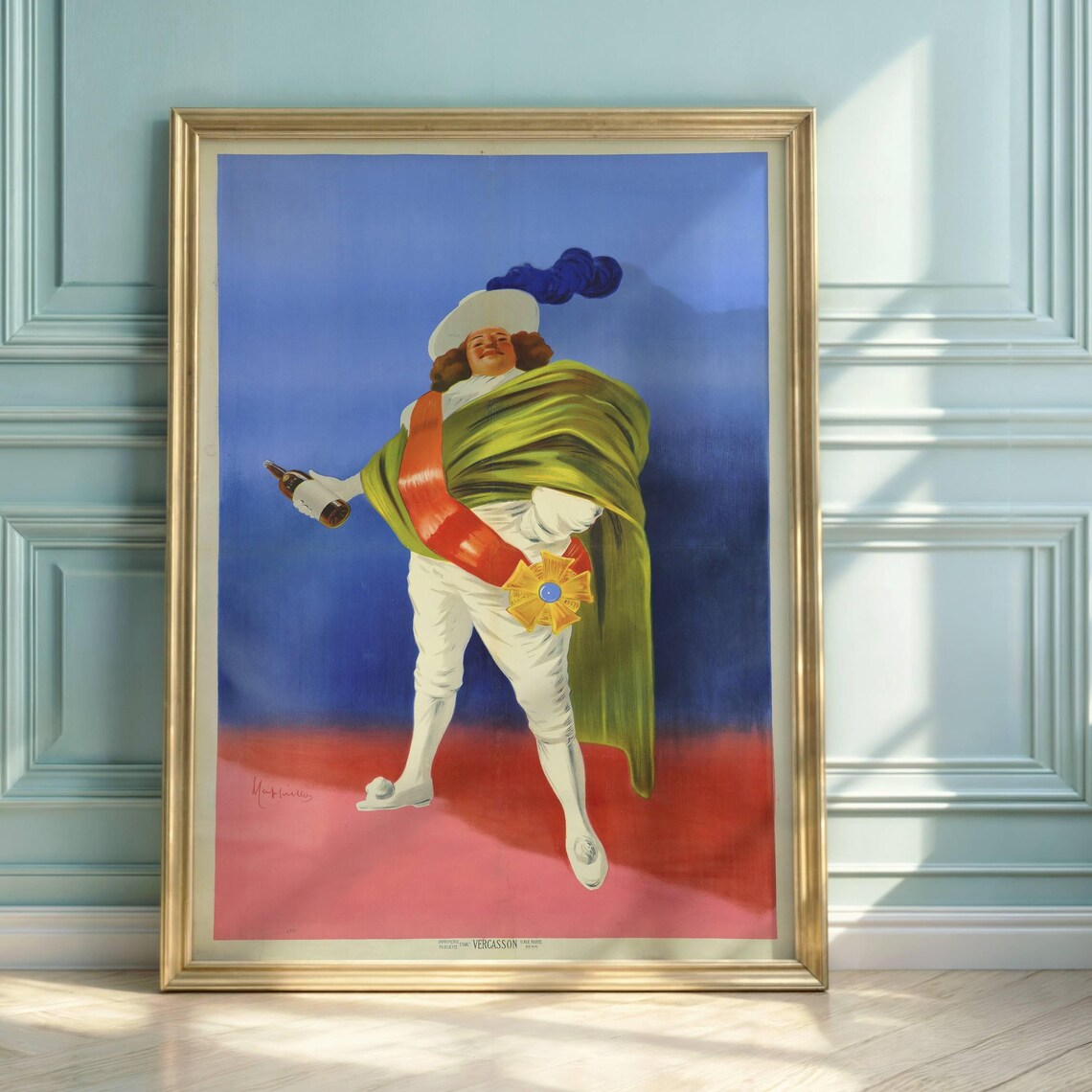 Leonetto Cappiello 1907 French Musketeer Champagne Advertising Poster