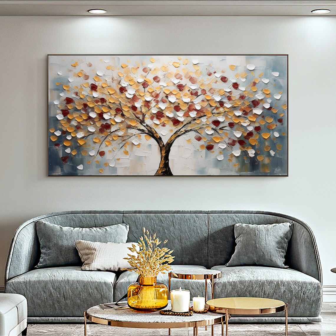 Abstract Blossom Tree Wall Art Print, Minimalist Decor - Image 5