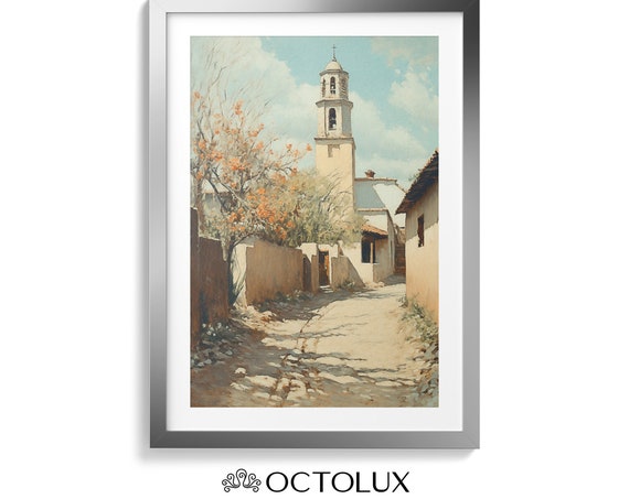 Old Western Town, Rustic Scenic Art Print