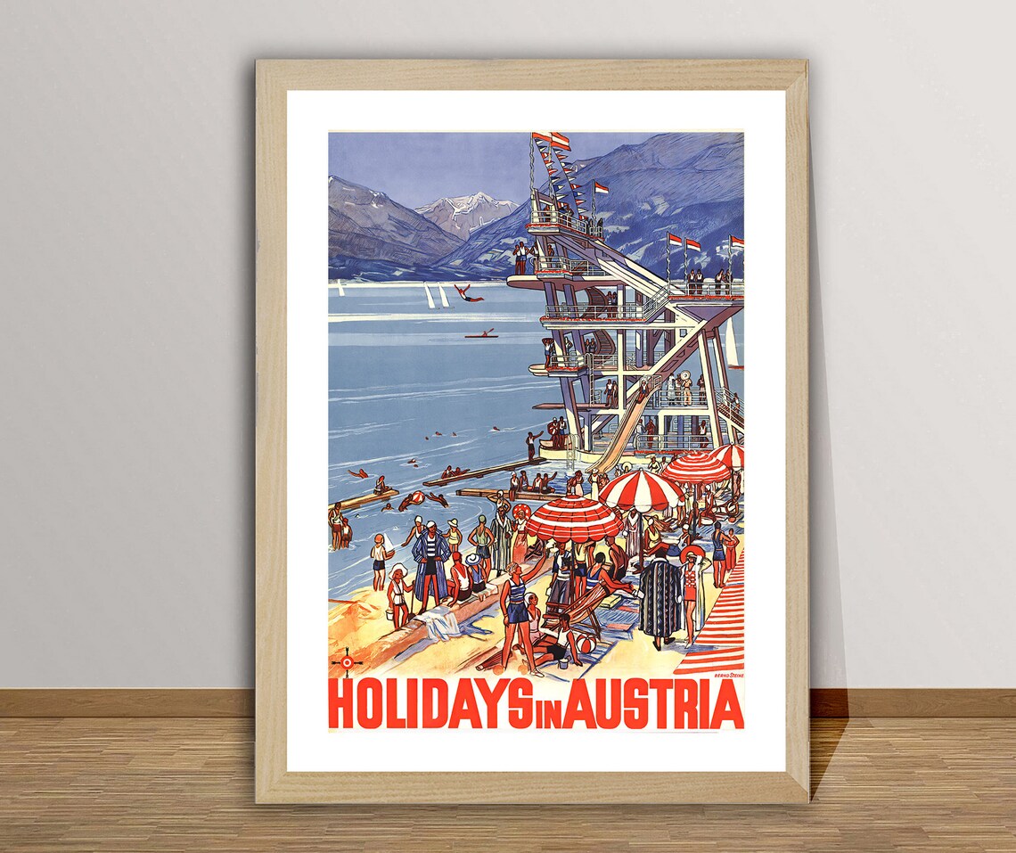 Holidays In Austria Wall Decor Travel Poster