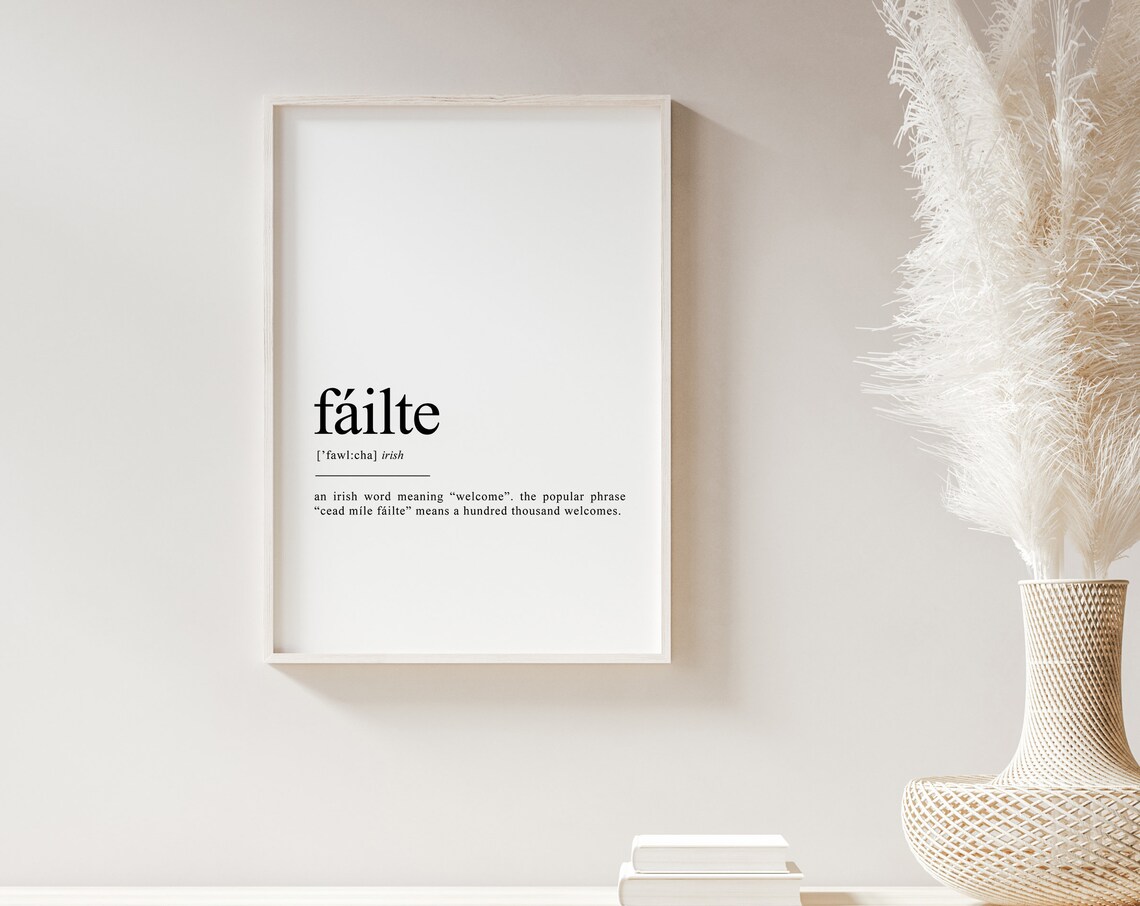 St Patrick's Day Fáilte Irish Wall Print, Ireland - Image 2