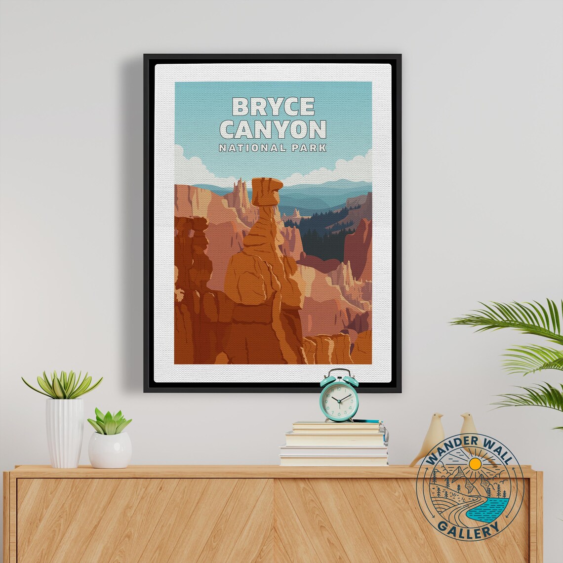 Bryce Canyon National Park Hoodoos Red Rock Amphitheater Travel Poster - Image 5