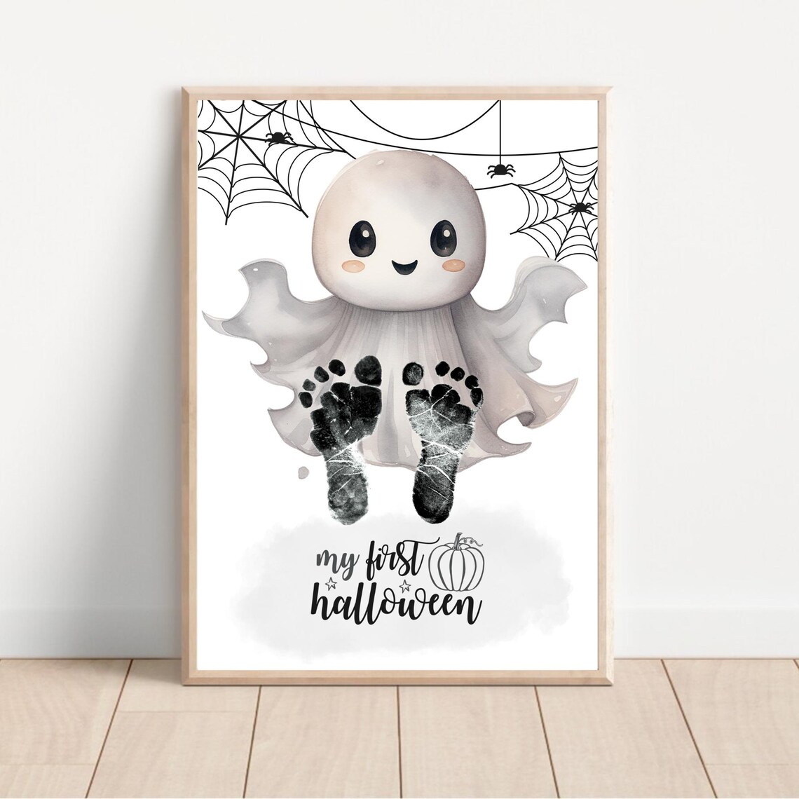 My First Halloween Footprint Craft Poster - Image 2