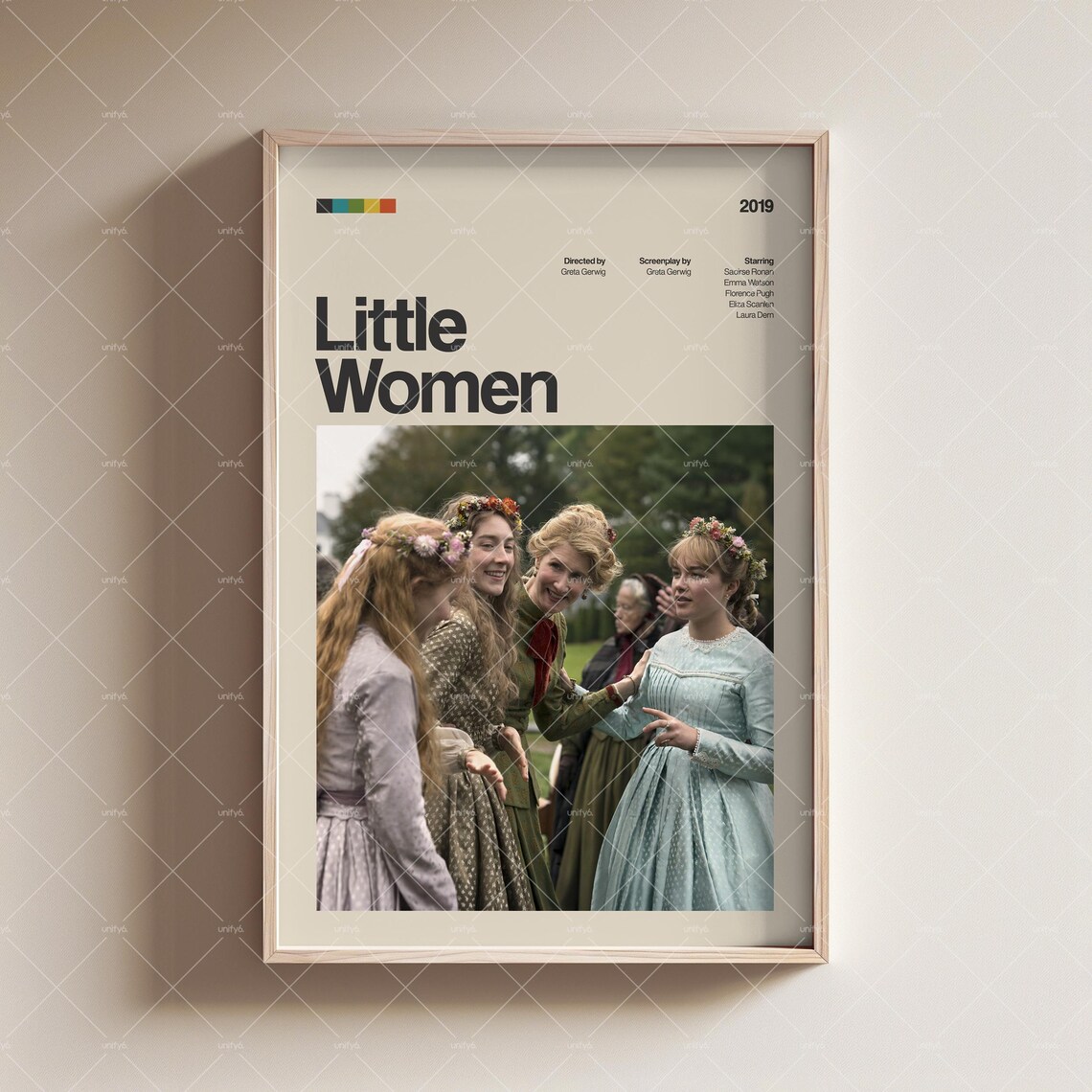 Little Women 2019 Greta Gerwig Saoirse Ronan Period Drama Movie Poster