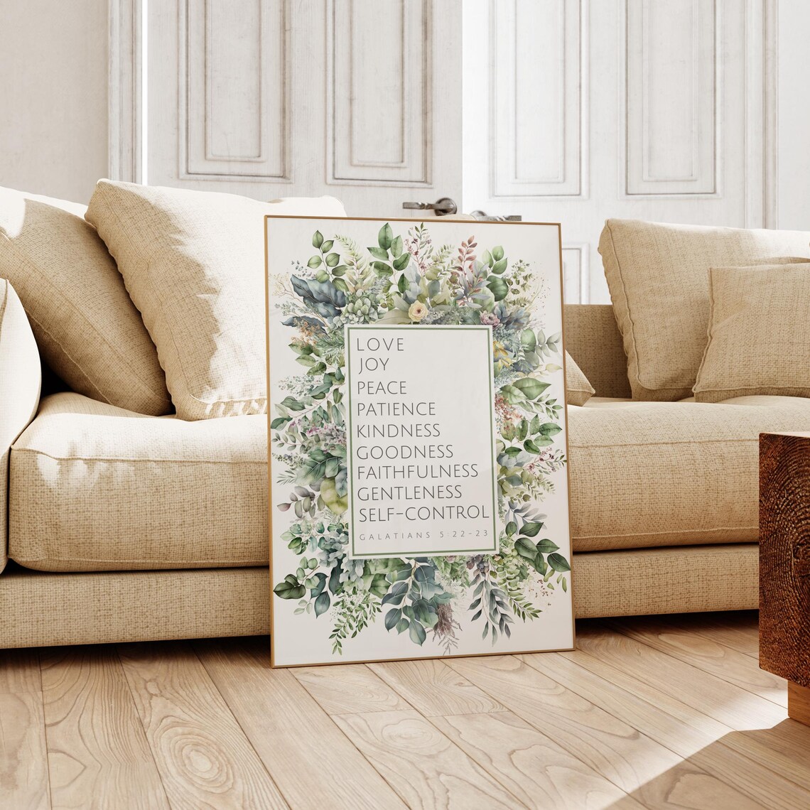 Galatians 5:22 Fruit of the Spirit Art Print - Image 4