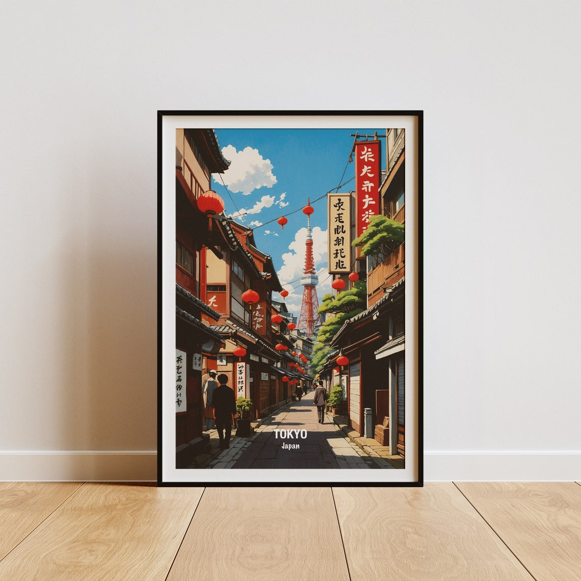 Tokyo Japan Travel Poster Tokyo Wall Art Print Japan Decor Asian Travel Print Gift For Travelers Home Decoration