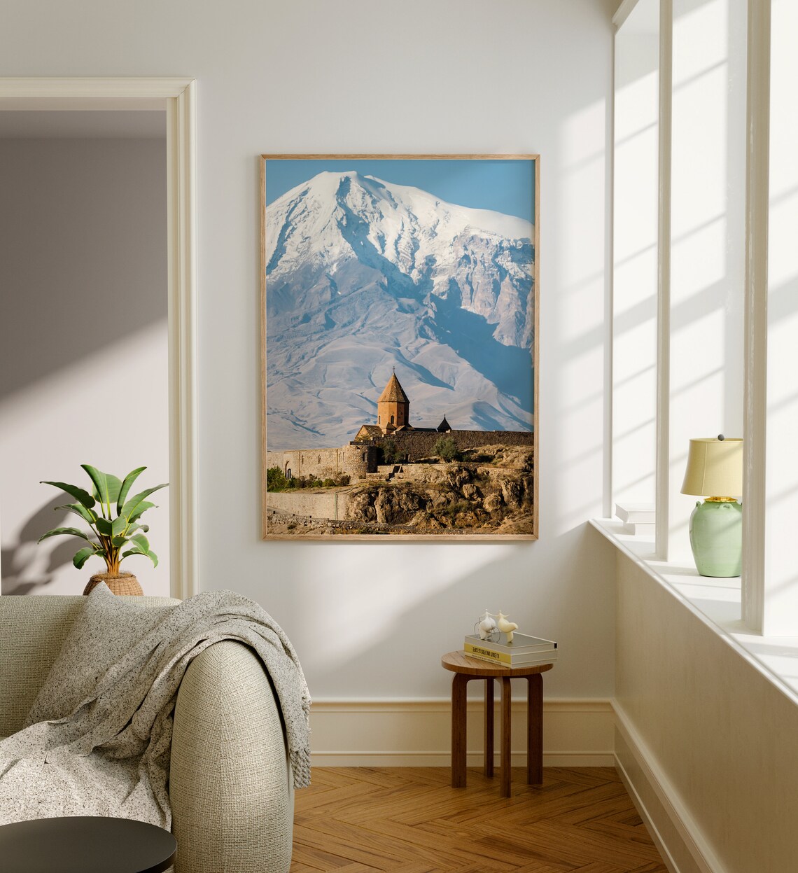 Mount Ararat Khor Virap Monastery Snow Peak Armenia Photo Poster - Image 4