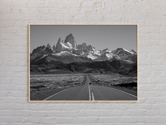 Black And White Argentina Print Wall Art Poster Photo Decor
