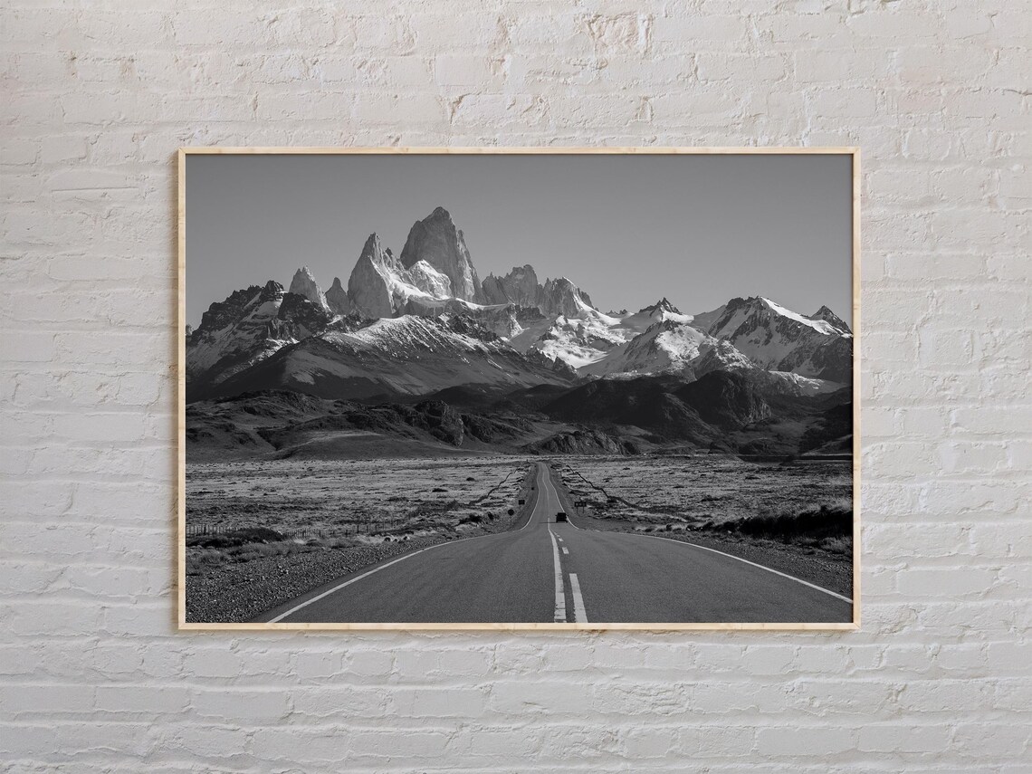 Black And White Argentina Print Wall Art Poster Photo Decor