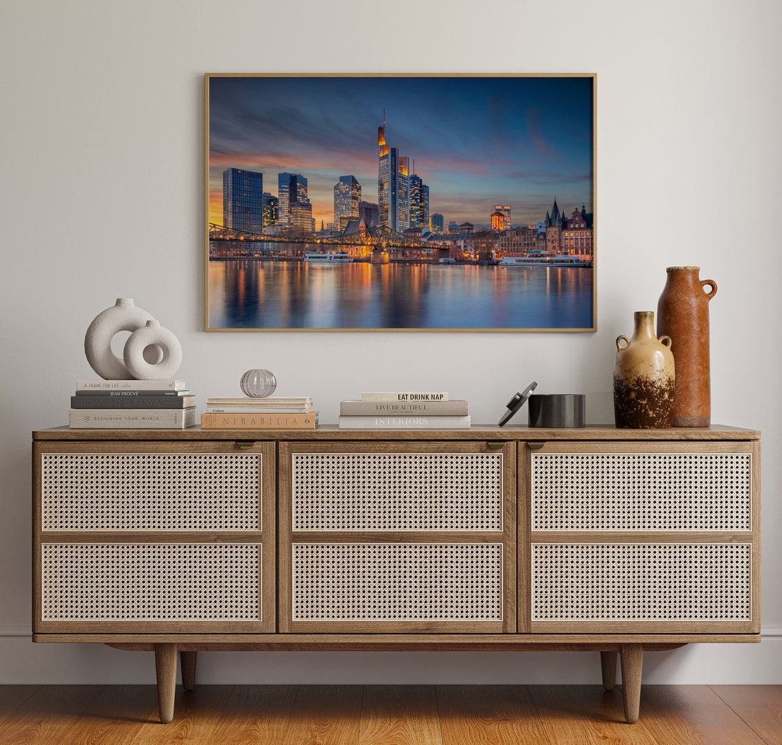 Real Photo Frankfurt Am Main Print Frankfurt Wall Art Frankfurt Poster Frankfurt Photo Frankfurt Poster Print Frankfurt Decor - Image 4