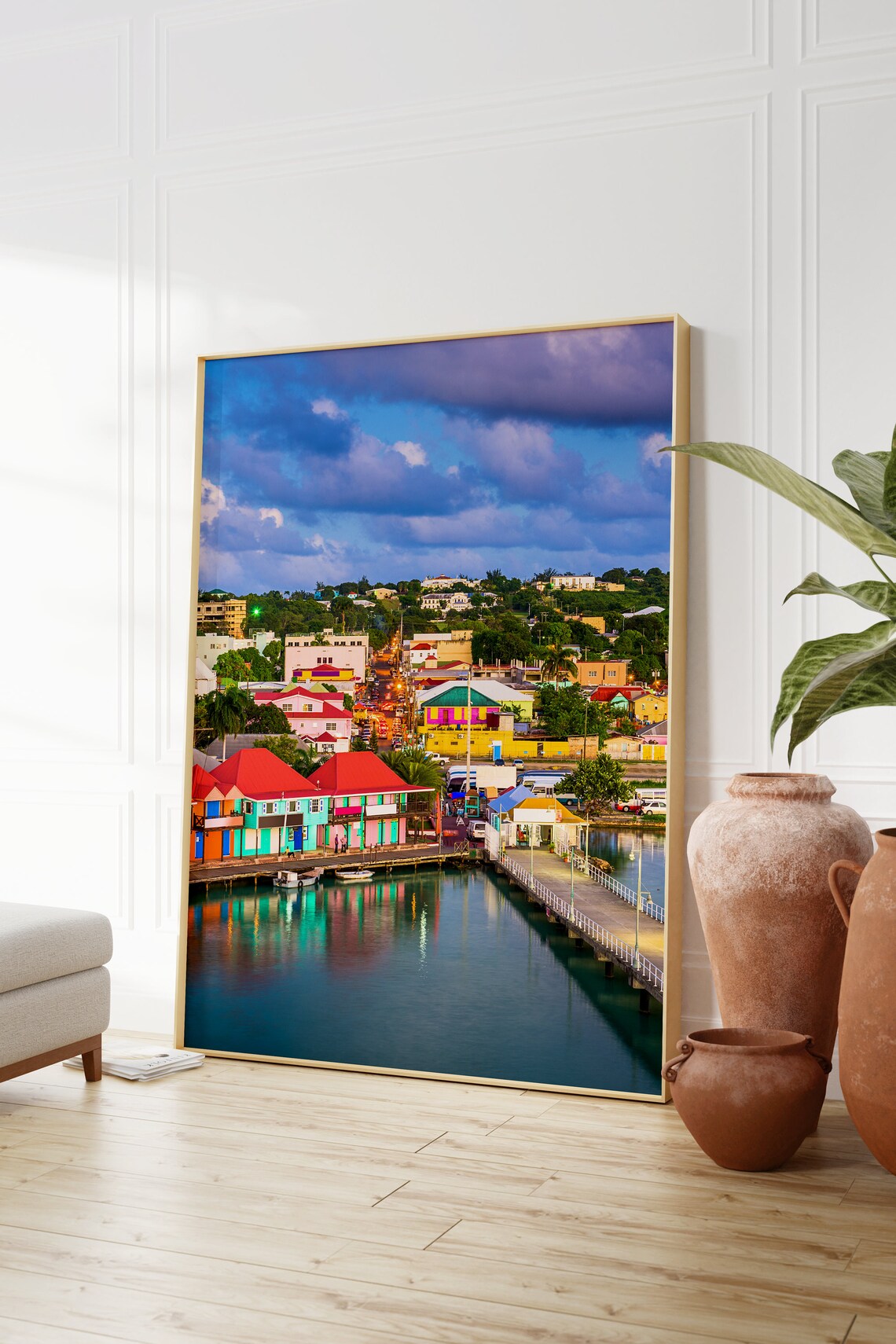 Antigua and Barbuda Travel Poster, Caribbean Photo - Image 2