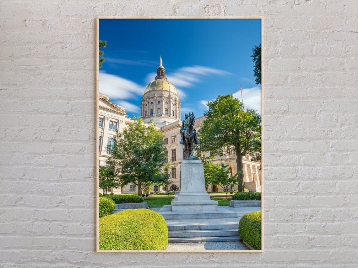 Real Photo Georgia Print Georgia Wall Art Georgia Poster Georgia Photo Georgia Poster Print Georgia Wall Decor United States