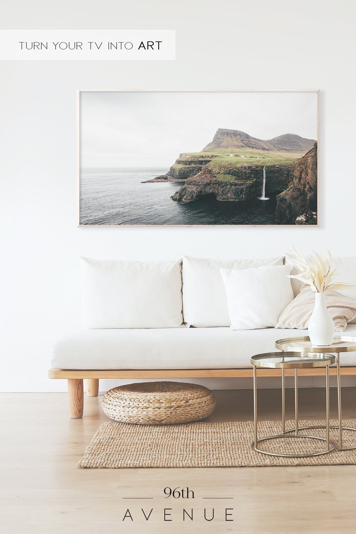 Faroe Islands Landscape Travel Poster - Image 2