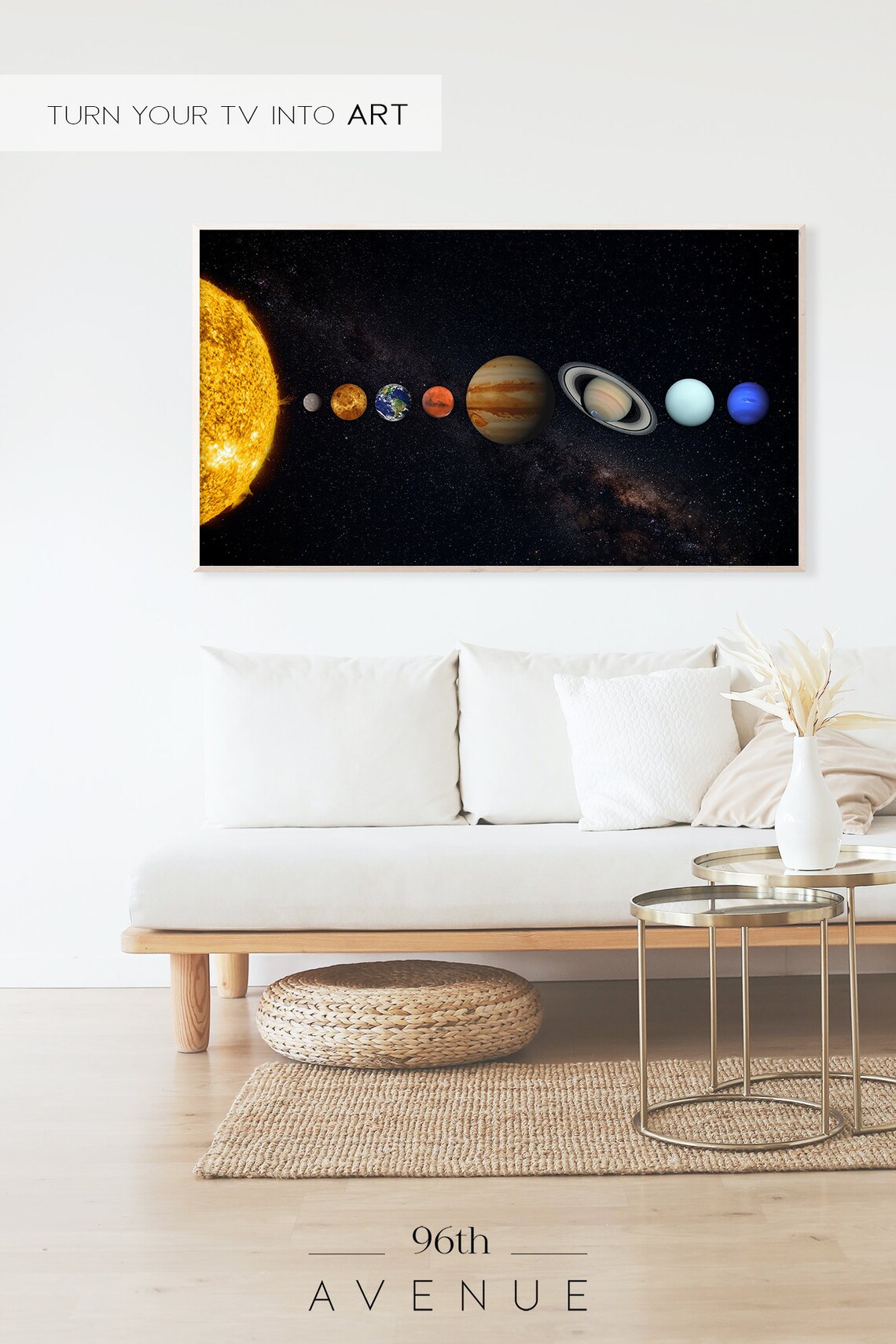 Solar System Print, Space and Astronomy Art - Image 2